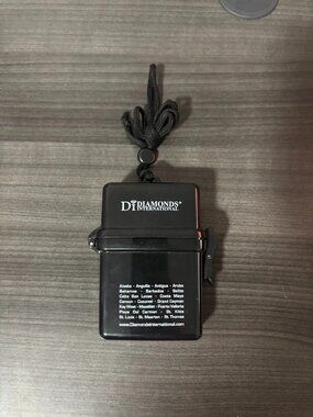 Diamonds International Waterproof ID Card Badge Holder with Lanyard
